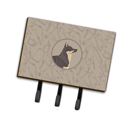 Jensendistributionservices Swedish Vallhund in the Kitchen Leash or Key Holder MI1711526